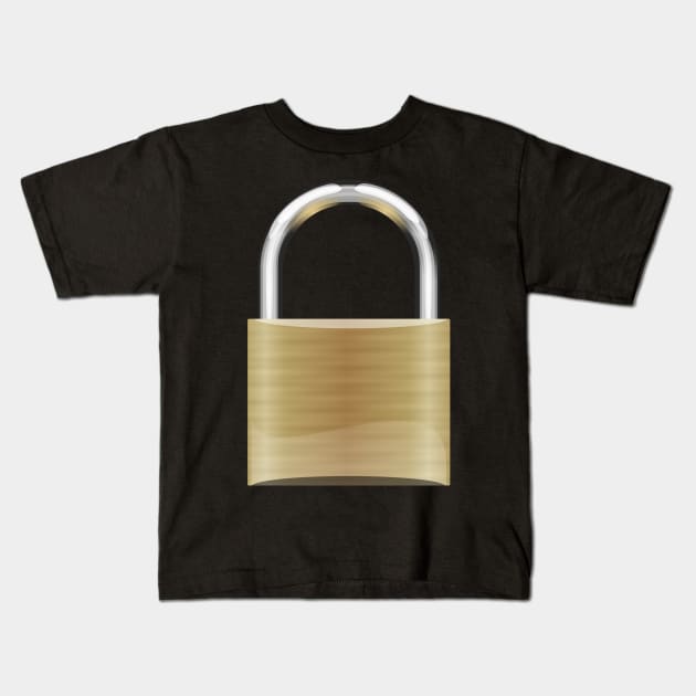 Padlock Kids T-Shirt by CeeGunn